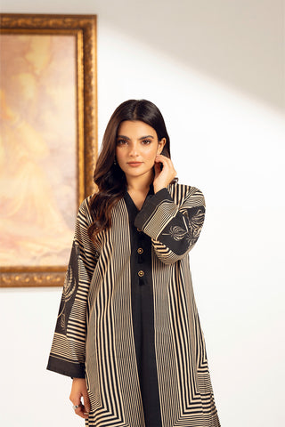 2 Piece Unstitched Printed Slub Khaddar Printed Suit (UC0082)