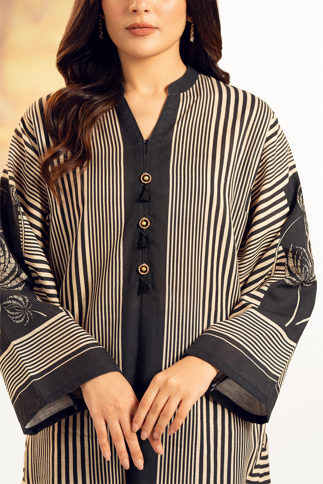 2 Piece Unstitched Printed Slub Khaddar Printed Suit (UC0082)