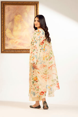 3 Piece Unstitched Printed Slub Khaddar Printed (UC0083)