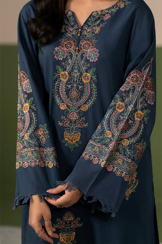 3 Piece Cotton Karandi Embroidered Unstitched Suit (UC0147)