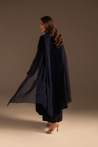 3 Piece Velvet Embroidered Suit (FV0010)