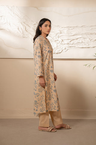 3 Piece Unstitched  Lawn Printed Suit (UC0043)
