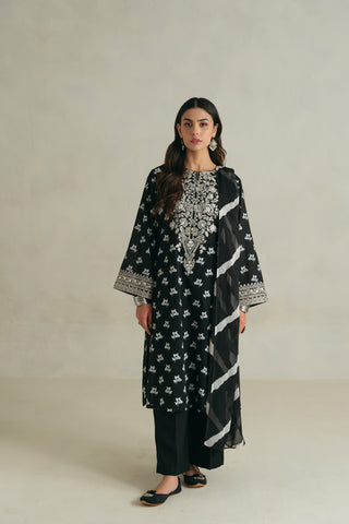 2 Piece Unstitched Lawn Printed Suit (UC0055)