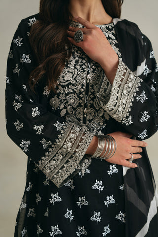 2 Piece Unstitched Lawn Printed Suit (UC0055)