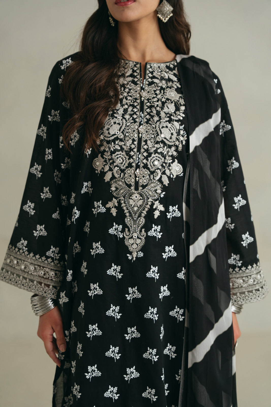 2 Piece Unstitched Lawn Printed Suit (UC0055)
