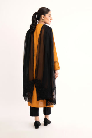 1 Piece Chiffon Embroidered Dupatta (AA5456)