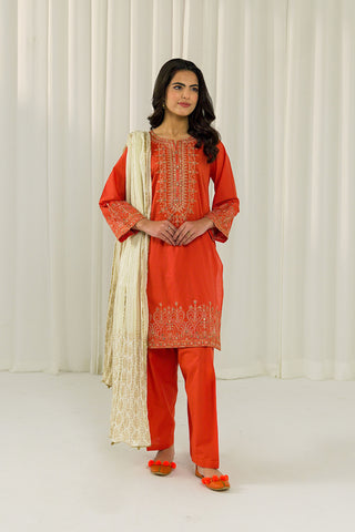 1 Piece Printed Lawn Printed 1 Piece Dupatta (CD0001)