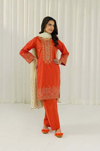 1 Piece Printed Lawn Printed 1 Piece Dupatta (CD0001)