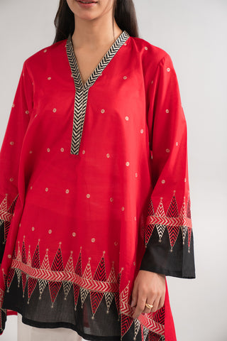 1 Piece Lawn Embroidered Shirt (CF0163)