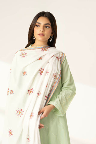 1 Piece Lawn Embroidered Shawl (CH0004)