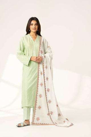 1 Piece Lawn Embroidered Shawl (CH0004)