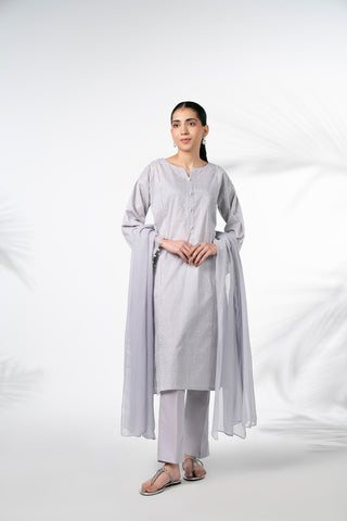 3 Piece Printed Lawn Printed Suit (CP0015)