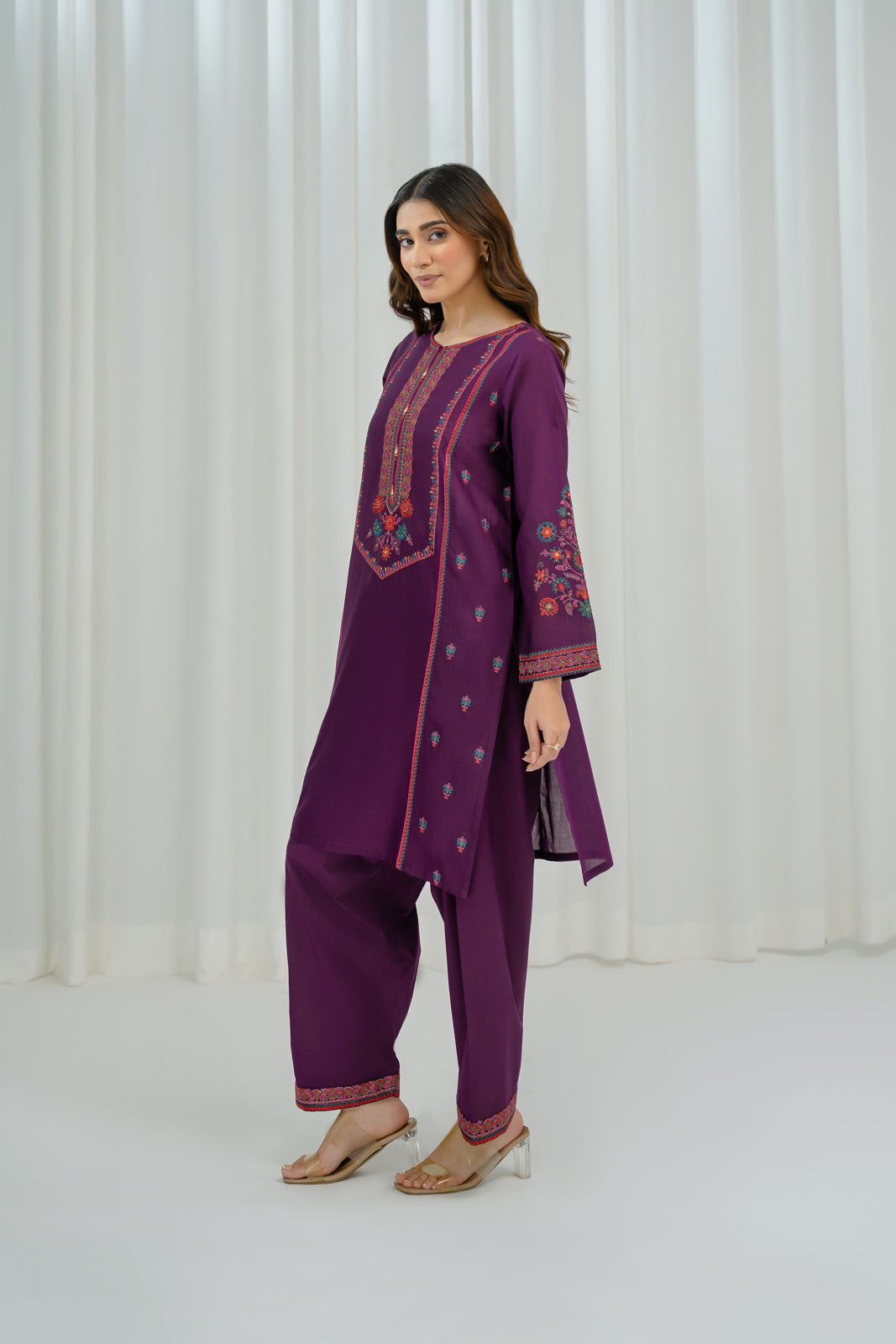 2 Piece Lawn Embroidered Suit (CS0032)