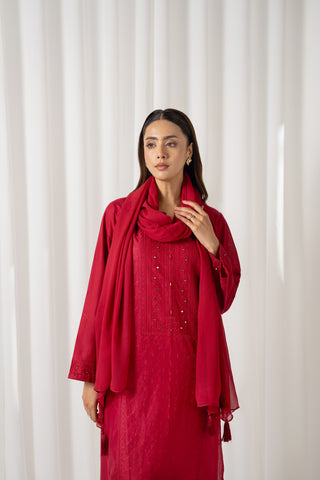3 Piece Lawn Embroidered Suit (CS0057)