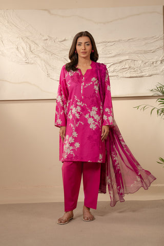 3 Piece Lawn Printed Unstitched Suit (UC0063)