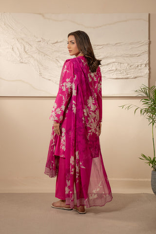 3 Piece Lawn Printed Unstitched Suit (UC0063)