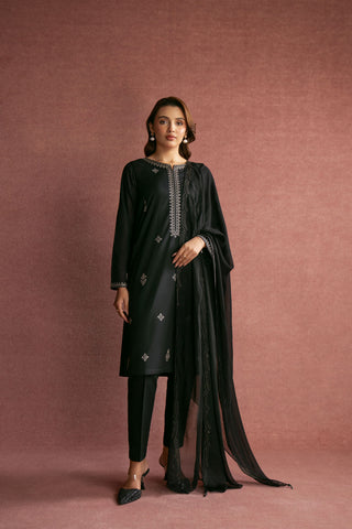 1 Piece Chiffon Embroidered Dupatta (FD0001)