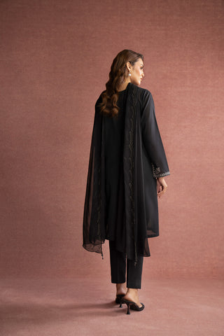 1 Piece Chiffon Embroidered Dupatta (FD0001)