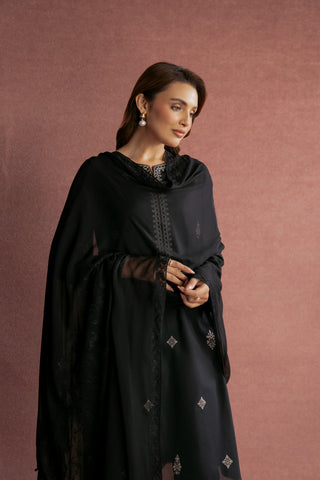 1 Piece Chiffon Embroidered Dupatta (FD0003)