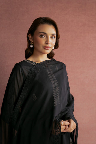 1 Piece Chiffon Embroidered Dupatta (FD0003)