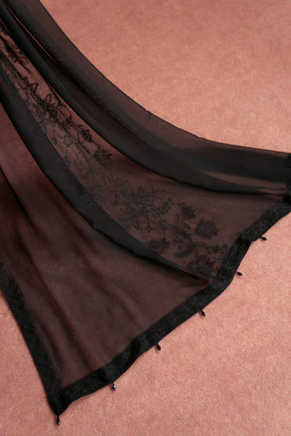 1 Piece Chiffon Embroidered Dupatta (FD0003)