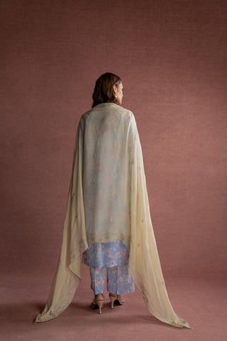 1 Piece Chiffon Embroidered Dupatta (FD0009)