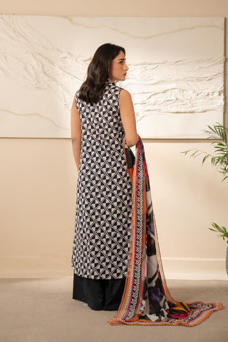 3 Piece Unstitched Lawn Printed Suit (UC0056)